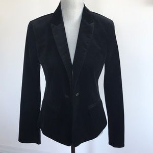 Ann Taylor black velvet blazer, 8P